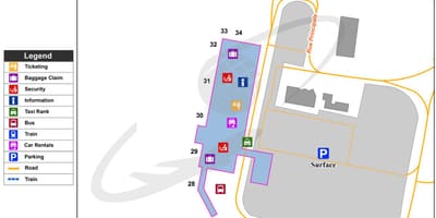 Lotniska yqb lotnisko mapa