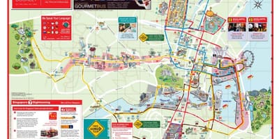 Stare miasto Quebec piesza wycieczka na mapie
